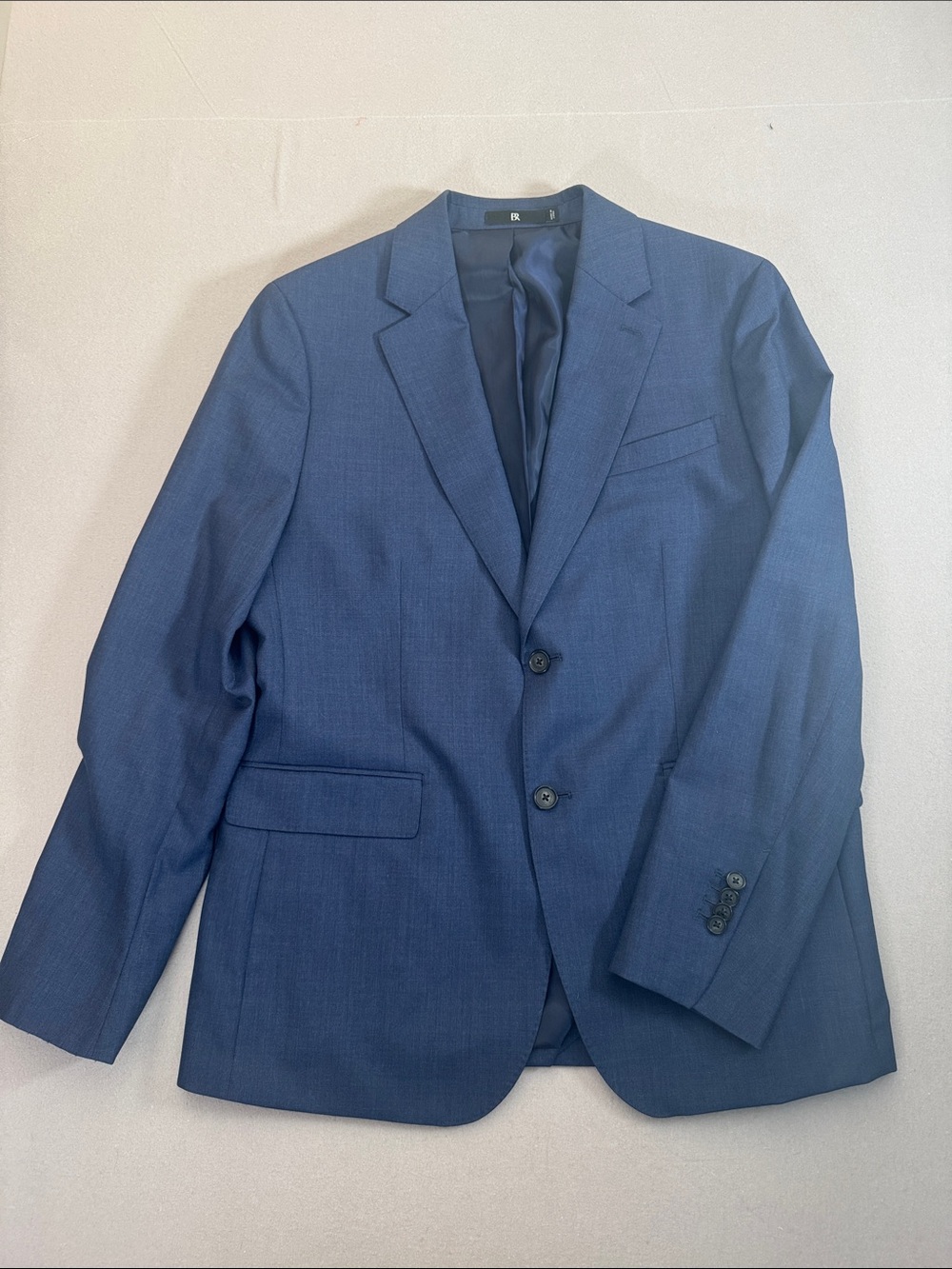 Banana Republic Blue Two-Button Blazer, Italian Fabric, Lined. From TV series
